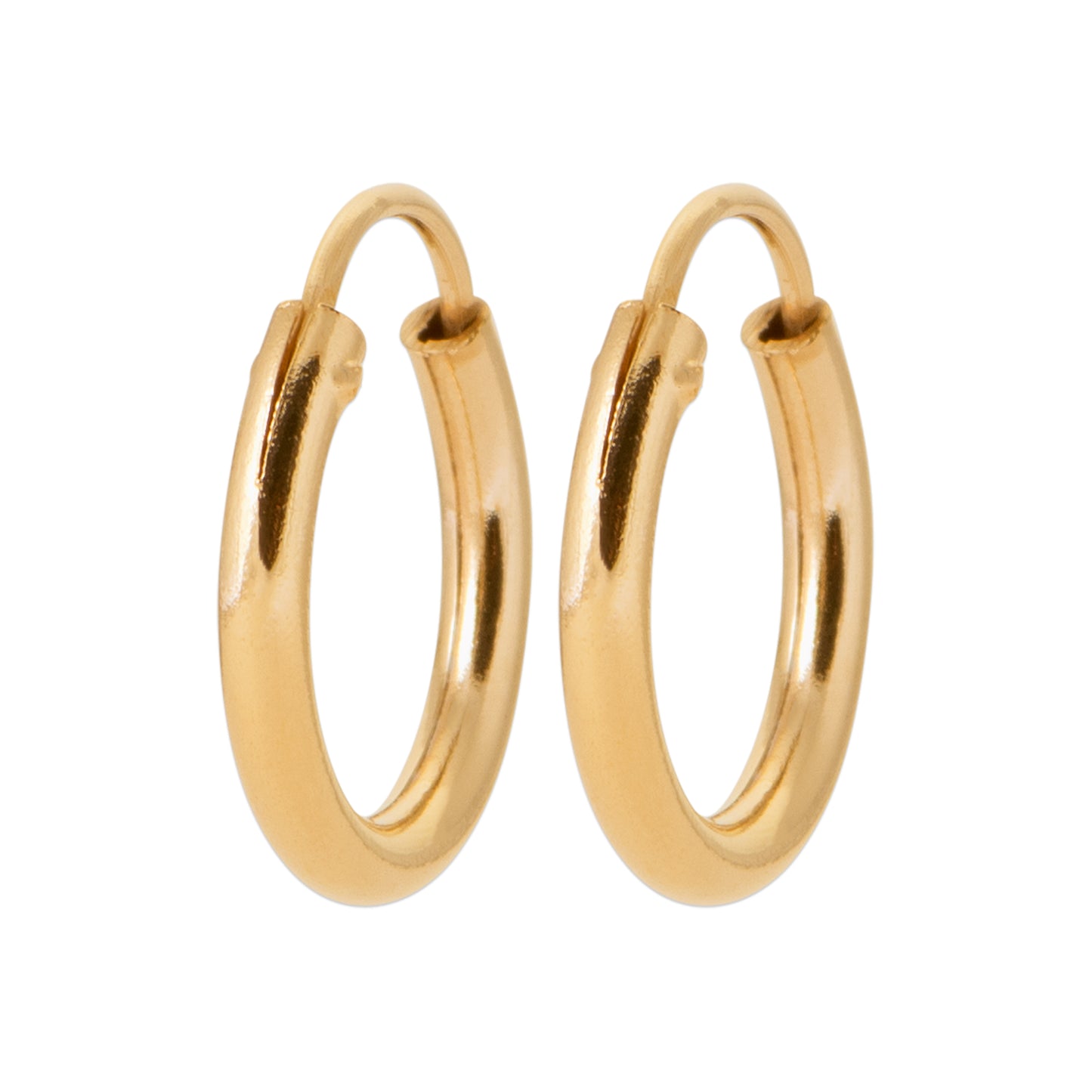 Hoops Earrings gold 18K