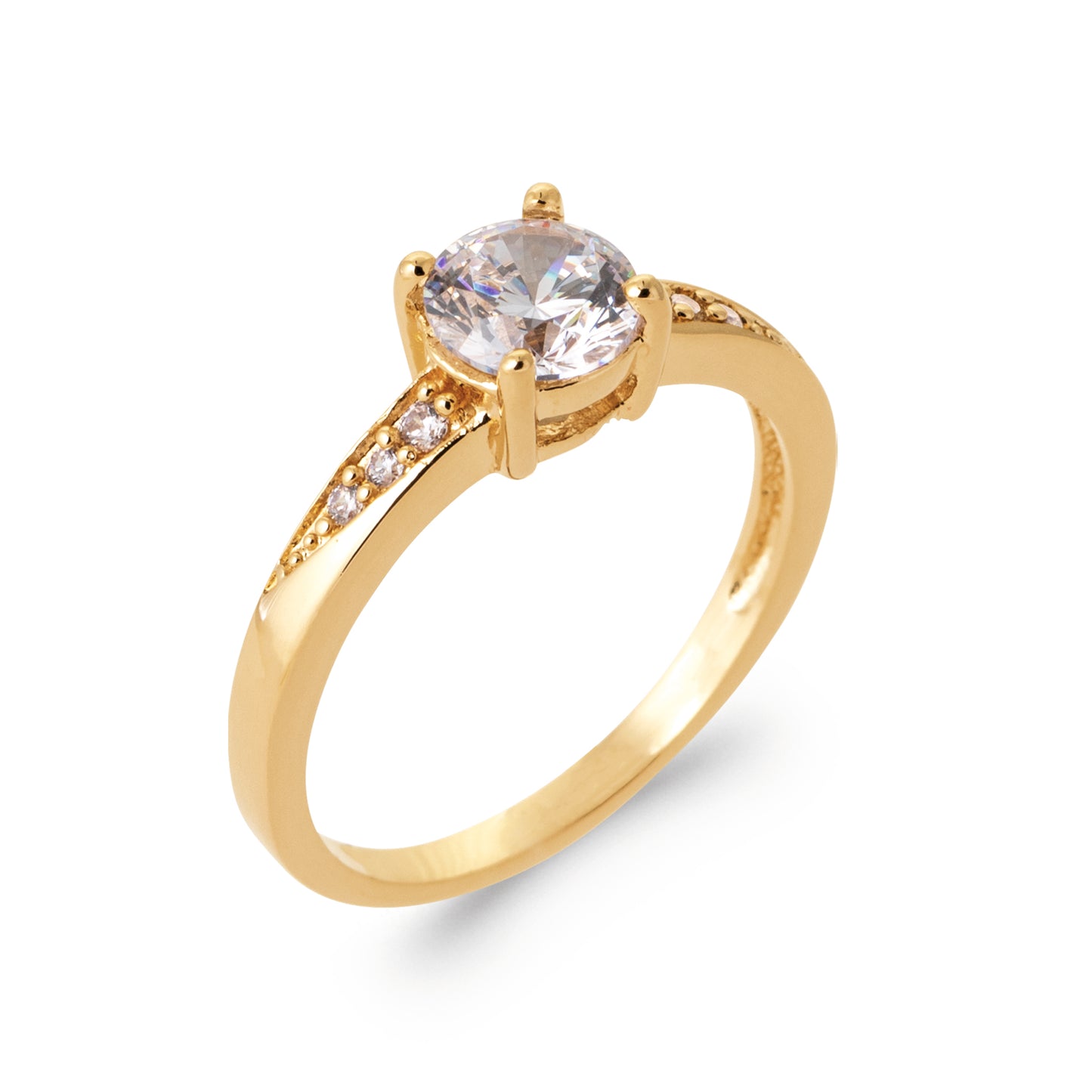 Eternal Promise Ring 18k Gold Finish
