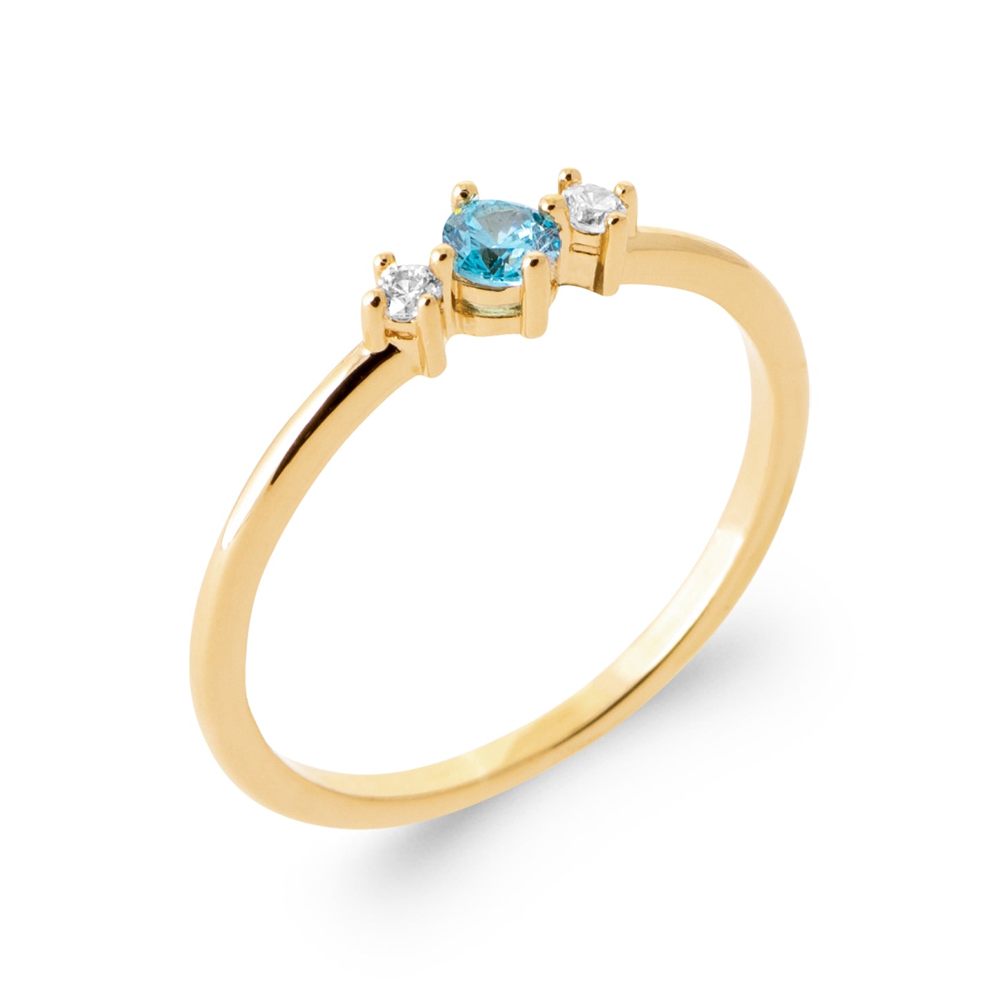 Azurine Ring 18k Gold Finish