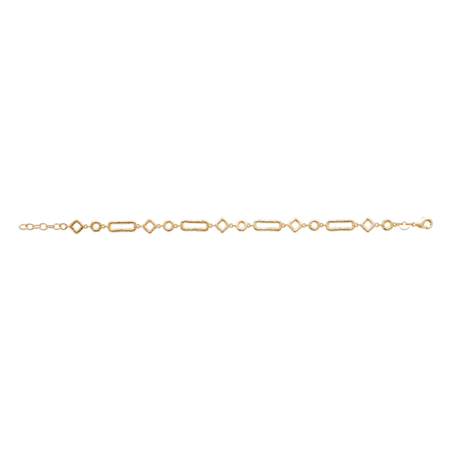 Geometric Bracelet 18k Gold finish
