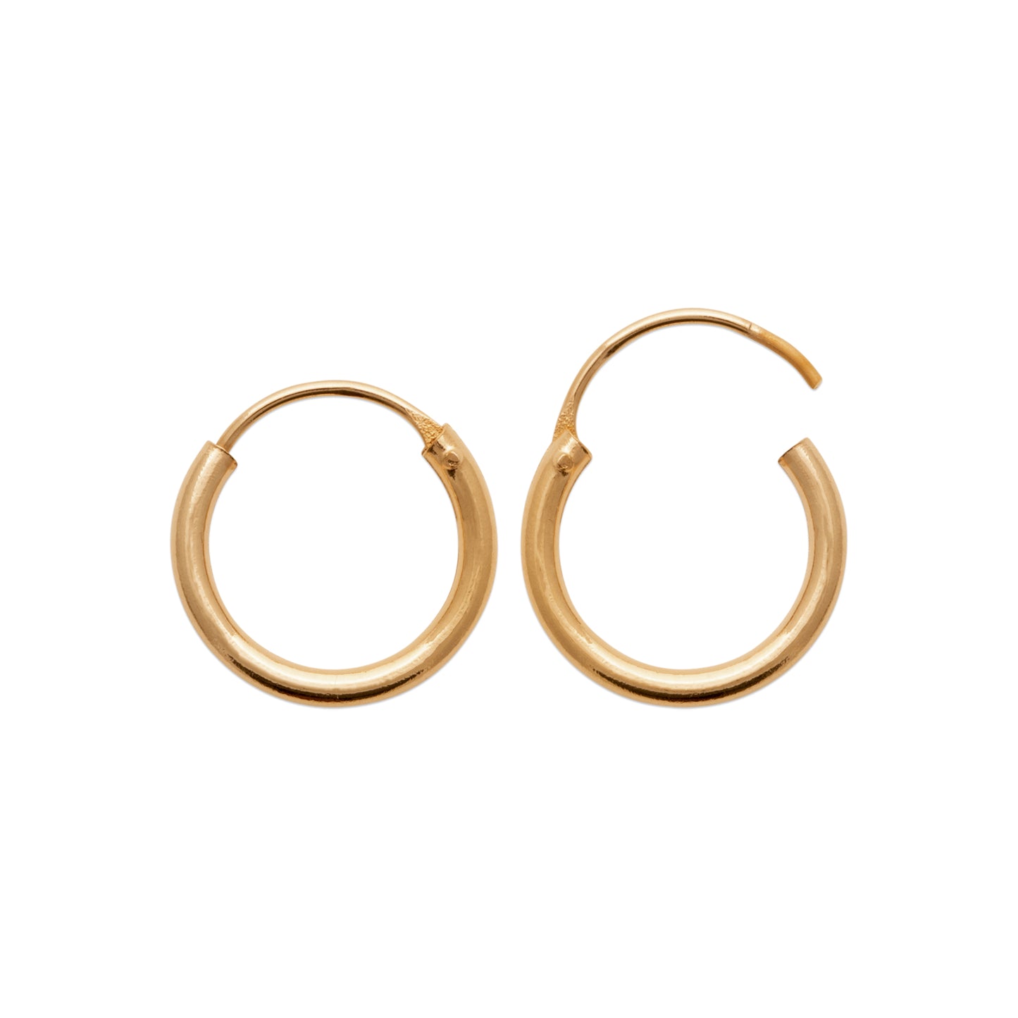 Hoops Earrings gold 18K