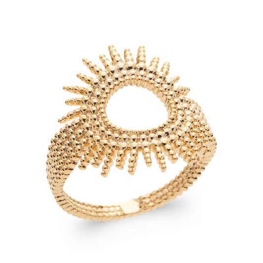 Soleia Ring 18 Karat Gold-Finish