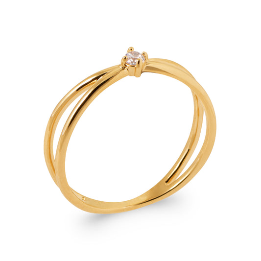 Élégia Ring 18k Gold Finish