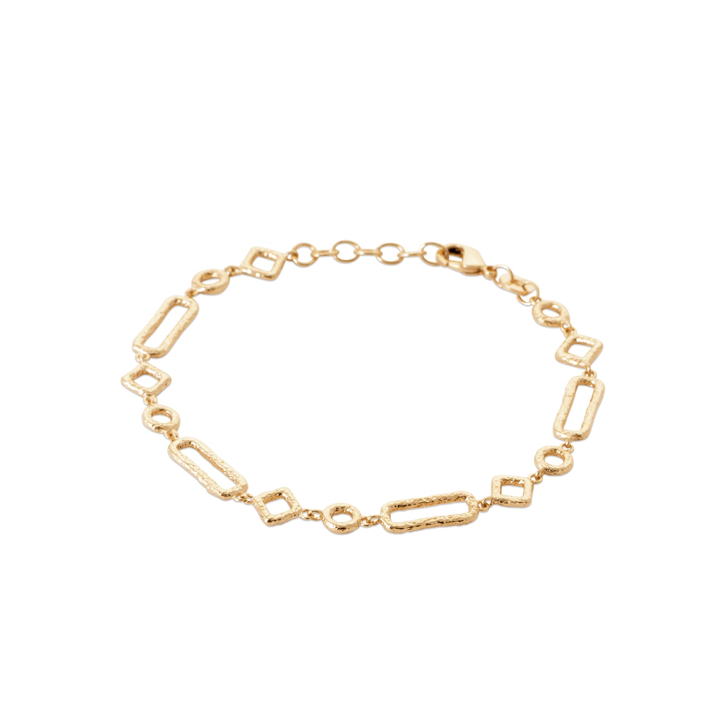 Geometric Bracelet 18k Gold finish