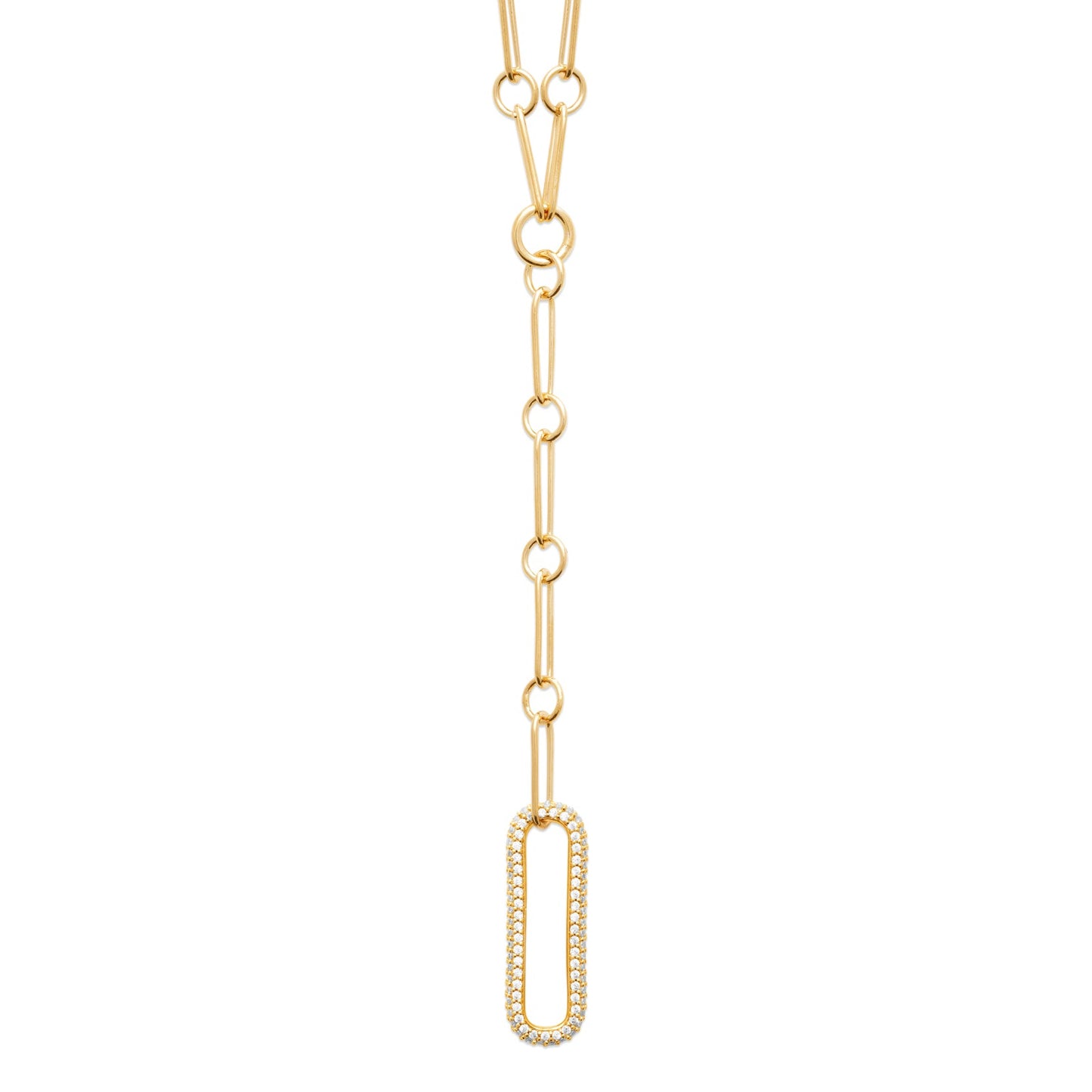 Urban Glow 18k gold finish with Cubic Zirconium - 45 cm