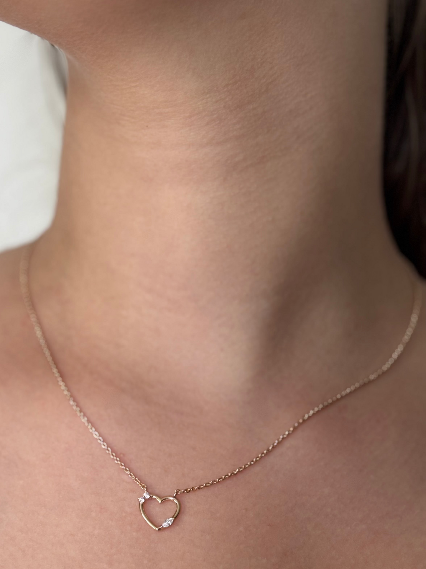 Piece of Love Necklace - 18k Gold finish